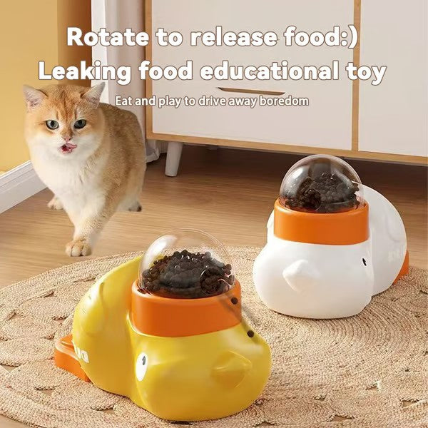 🏆50% off ⚡ Yellow Duck Pet Feeder - Bring interactive feeding fun to kids!