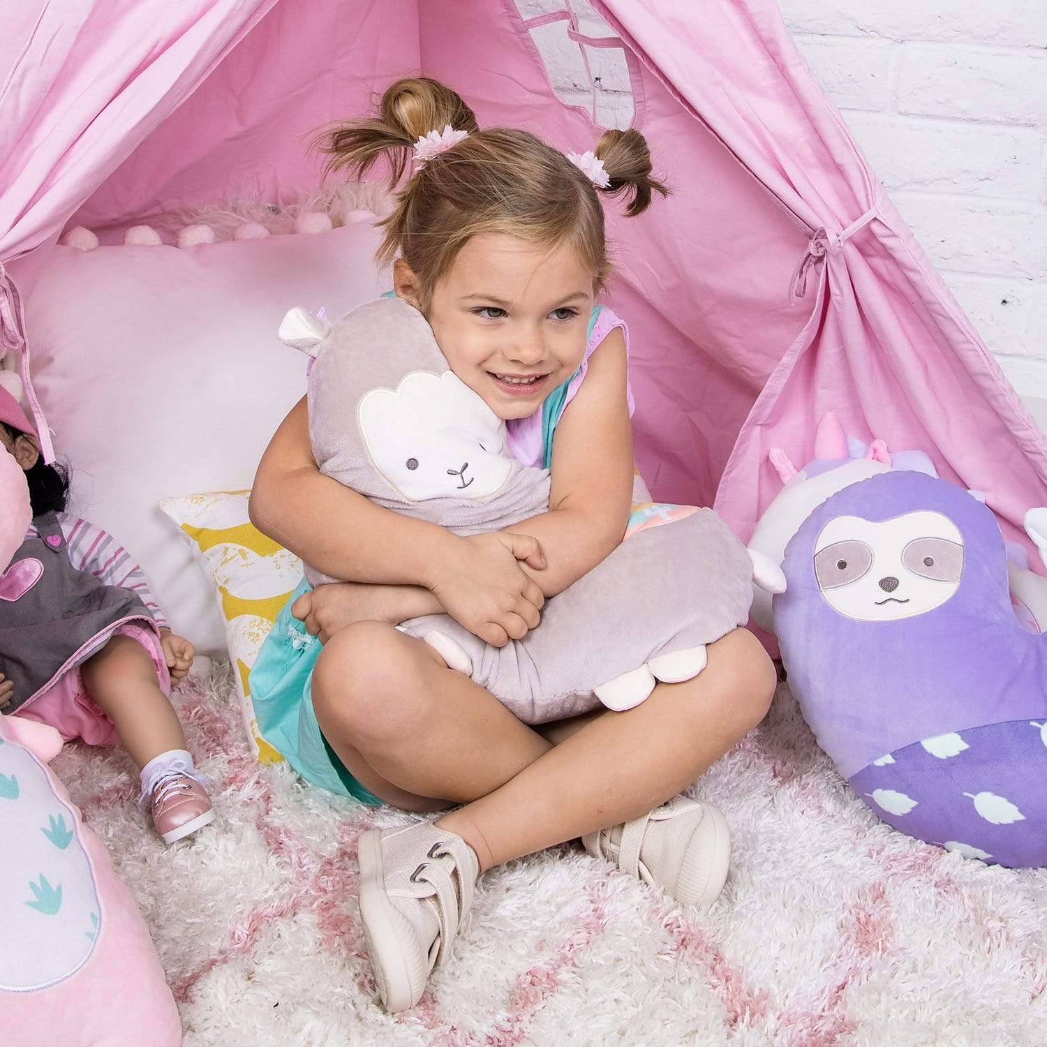 [🌙 GlowBuddies🌟]Adora Snuggle & Glow Llama Bedtime Transition Kit - 2-piece set