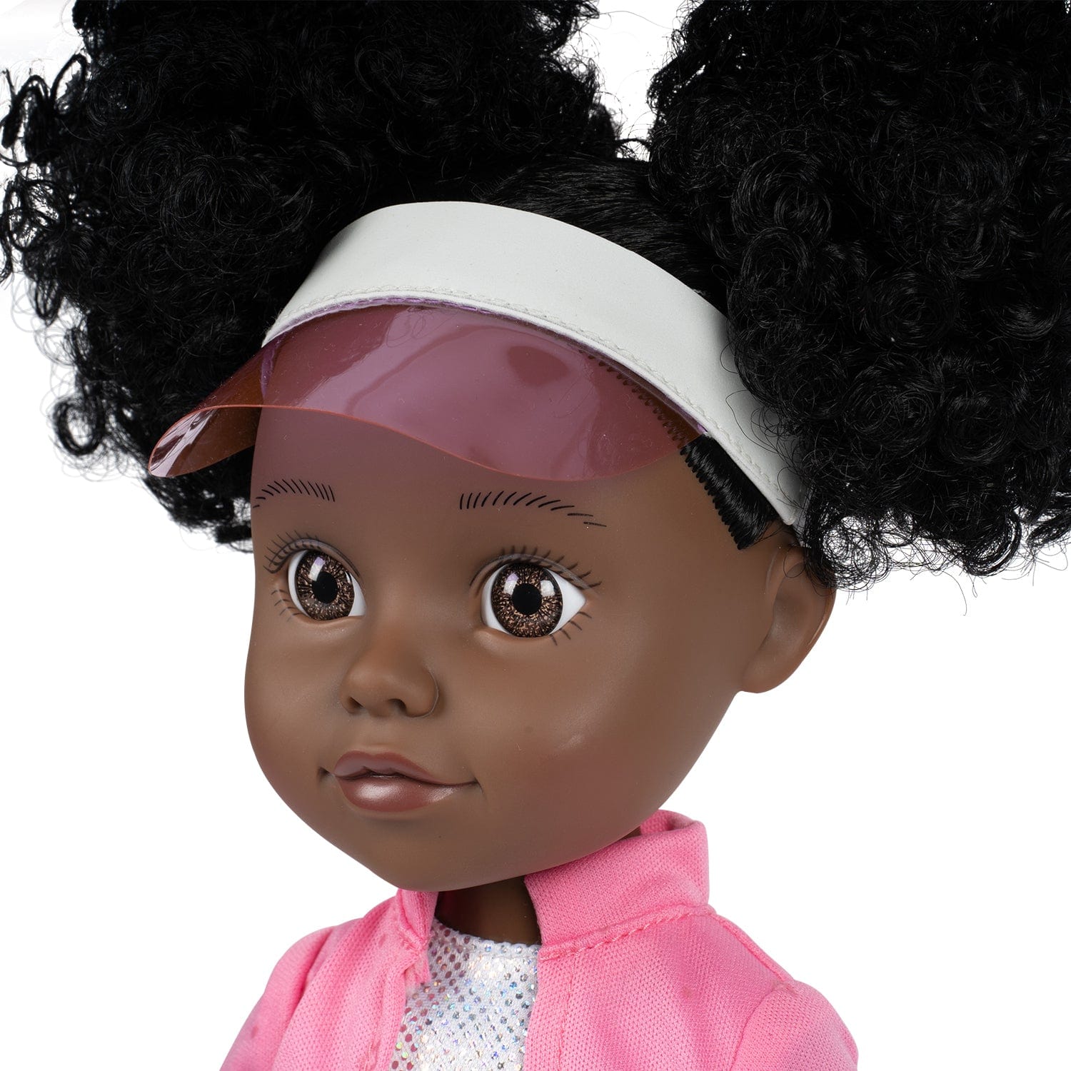 [🌙 GlowBuddies🌟]Adora Glow Girls African American Doll Set with Glow-in-the-Dark Clothes & Accessories - Serena