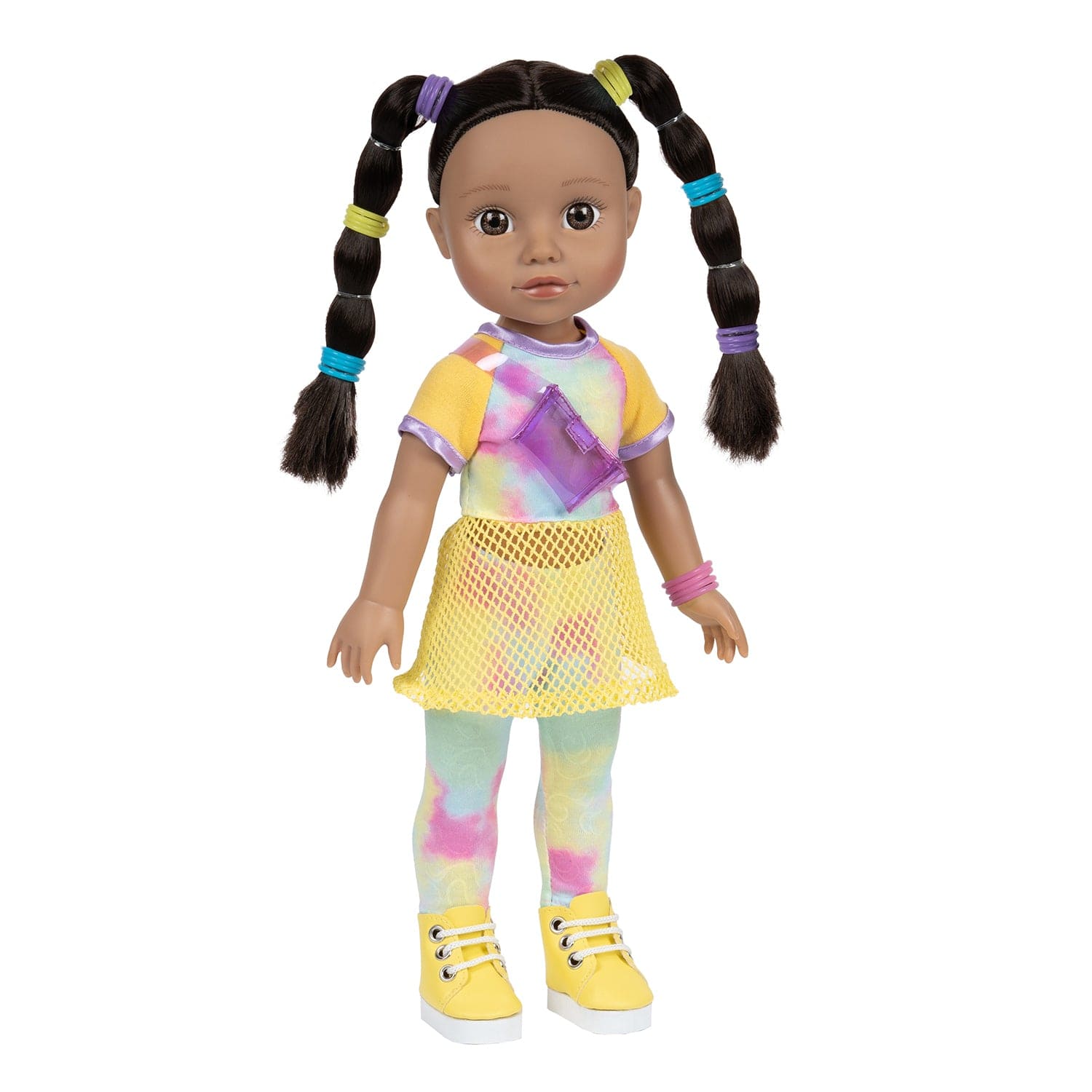 [🌙 GlowBuddies🌟]Adora Glow Girls Doll Set with Glow-in-the-Dark Clothes & Accessories - Harmony