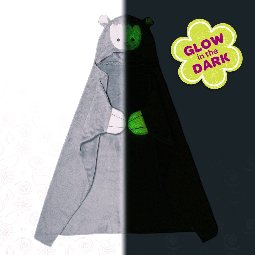 [🌙 GlowBuddies🌟]Adora Snuggle & Glow Llama Plushie Hoodie, Glows in the Dark