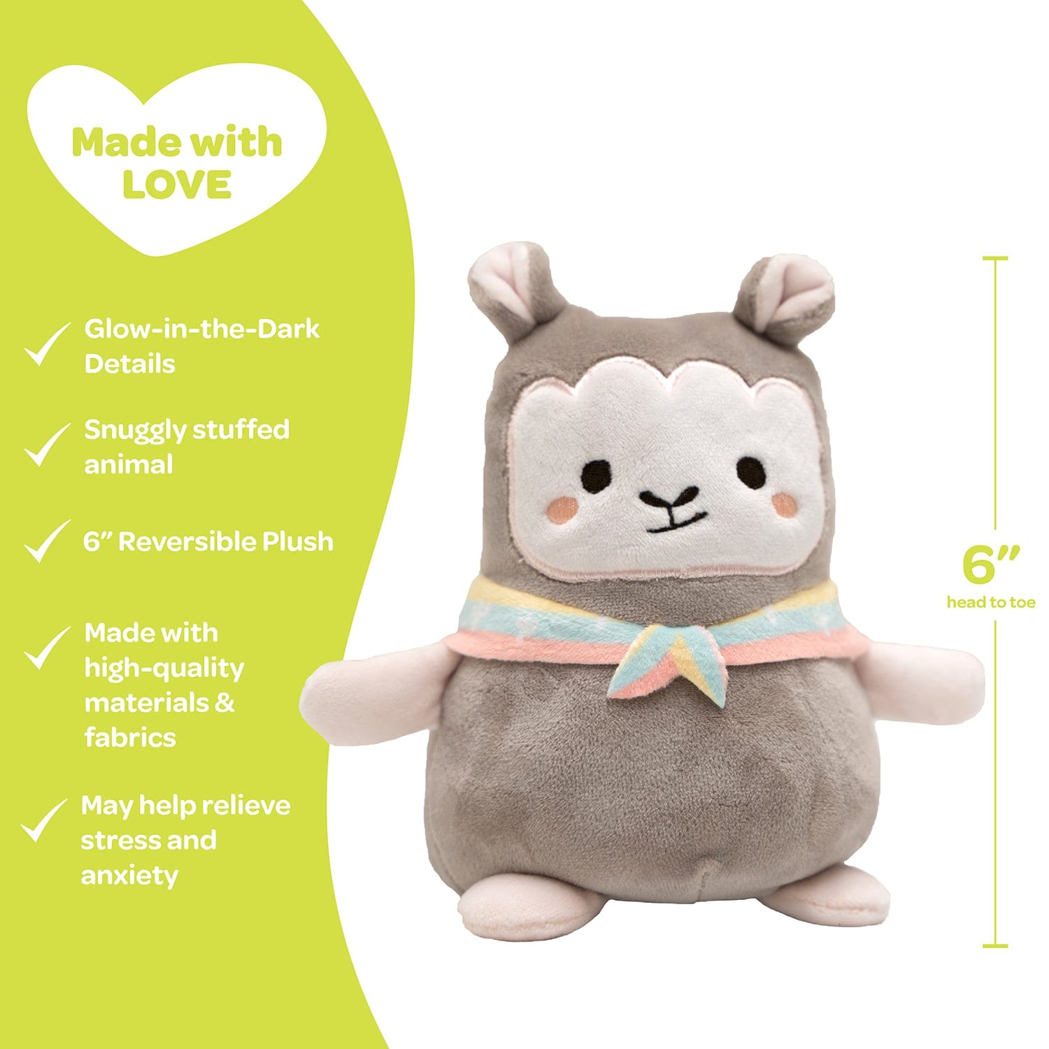 [🌙 GlowBuddies🌟]Adora Snuggle & Glow Llama Bedtime Transition Kit - 2-piece set