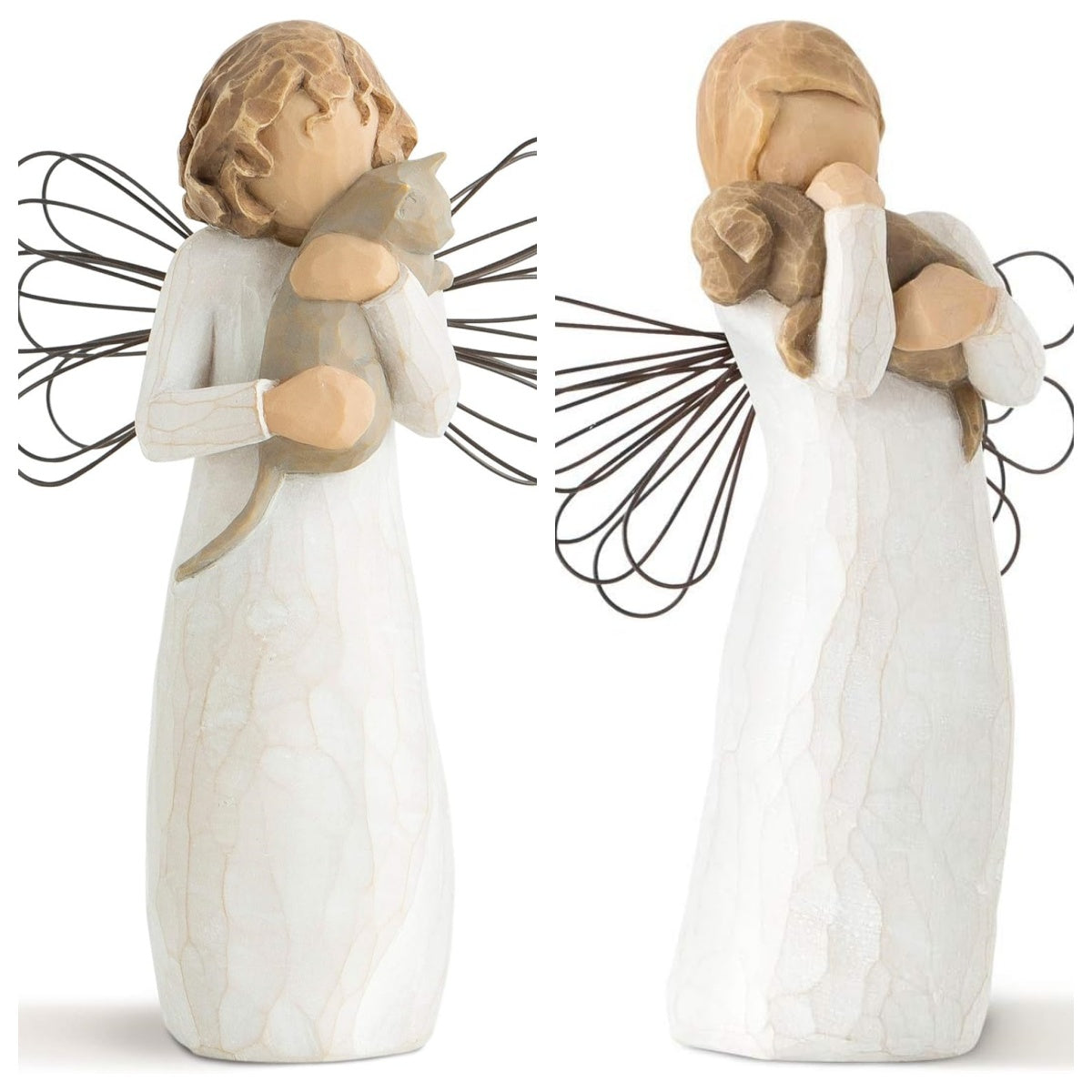 50% OFF🔥branches and angel of love, a gift to celebrate pet lovers, a carved hand-painted figurine