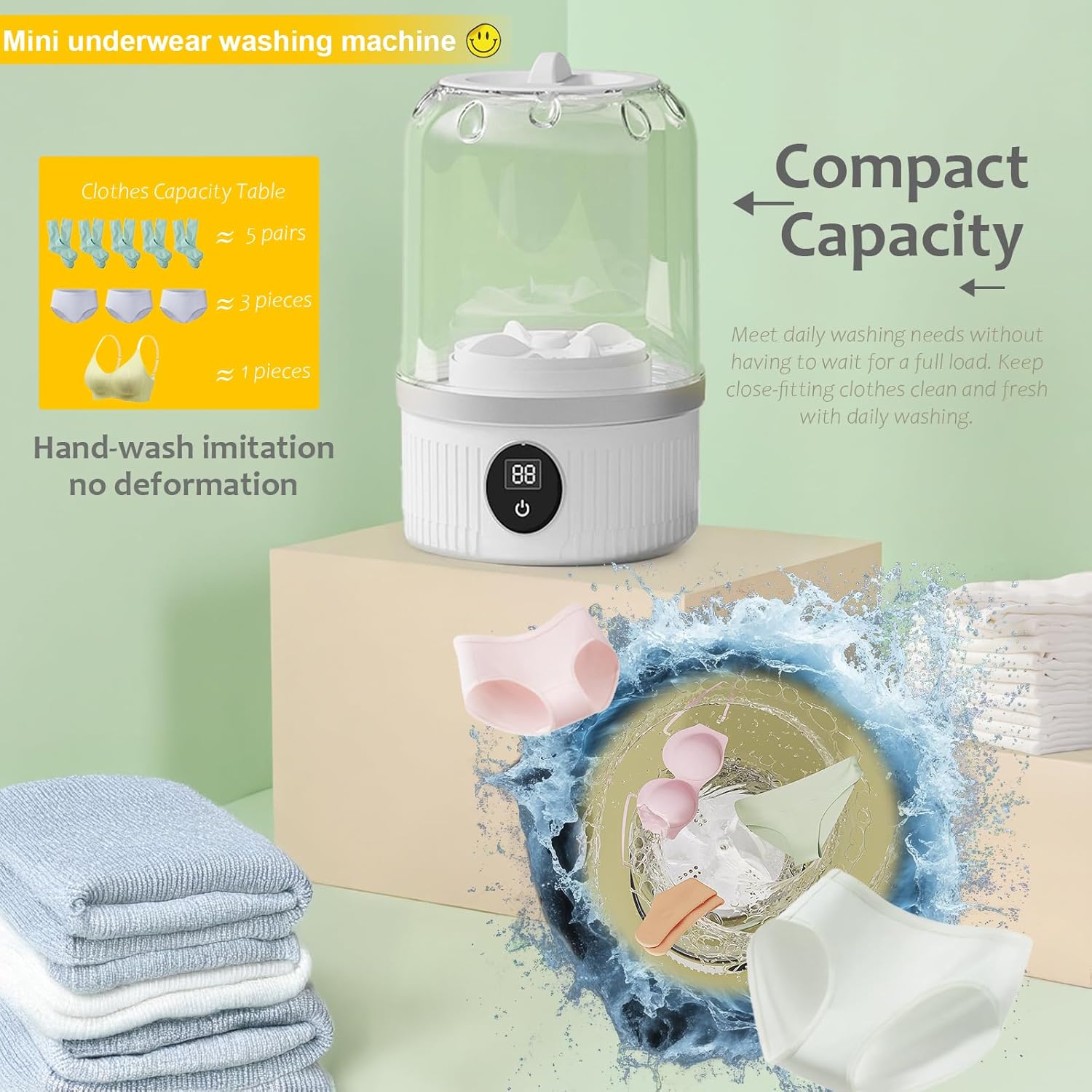 50% OFF🔥Mini washing machine