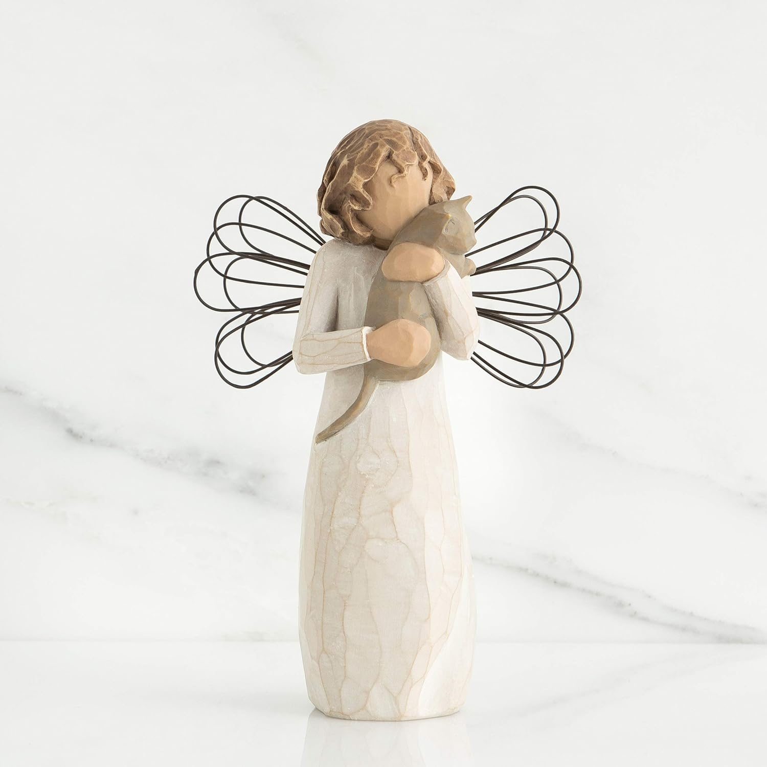 50% OFF🔥branches and angel of love, a gift to celebrate pet lovers, a carved hand-painted figurine