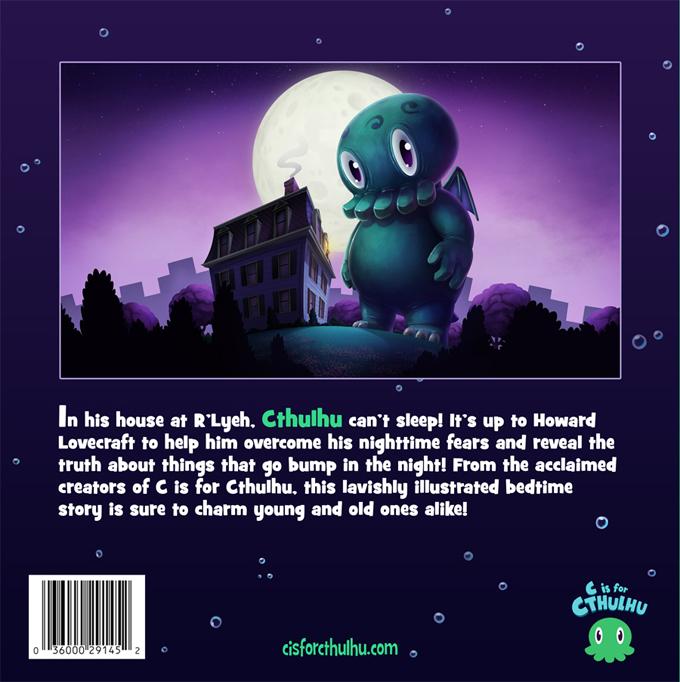 [🌙 GlowBuddies🌟]Sweet Dreams Cthulhu & Glow-in-the-Dark C is for Cthulhu Plush Bedtime Bundle