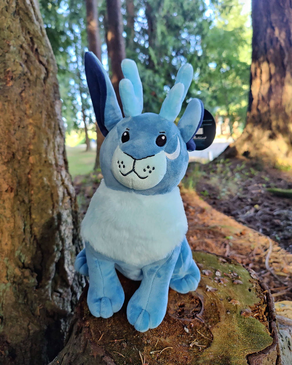 [🌙 GlowBuddies🌟]Blue Moon Jackalope • Glow in the Dark Plush Toy（+pen）