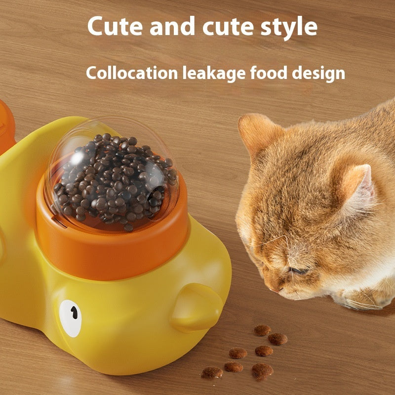🏆50% off ⚡ Yellow Duck Pet Feeder - Bring interactive feeding fun to kids!
