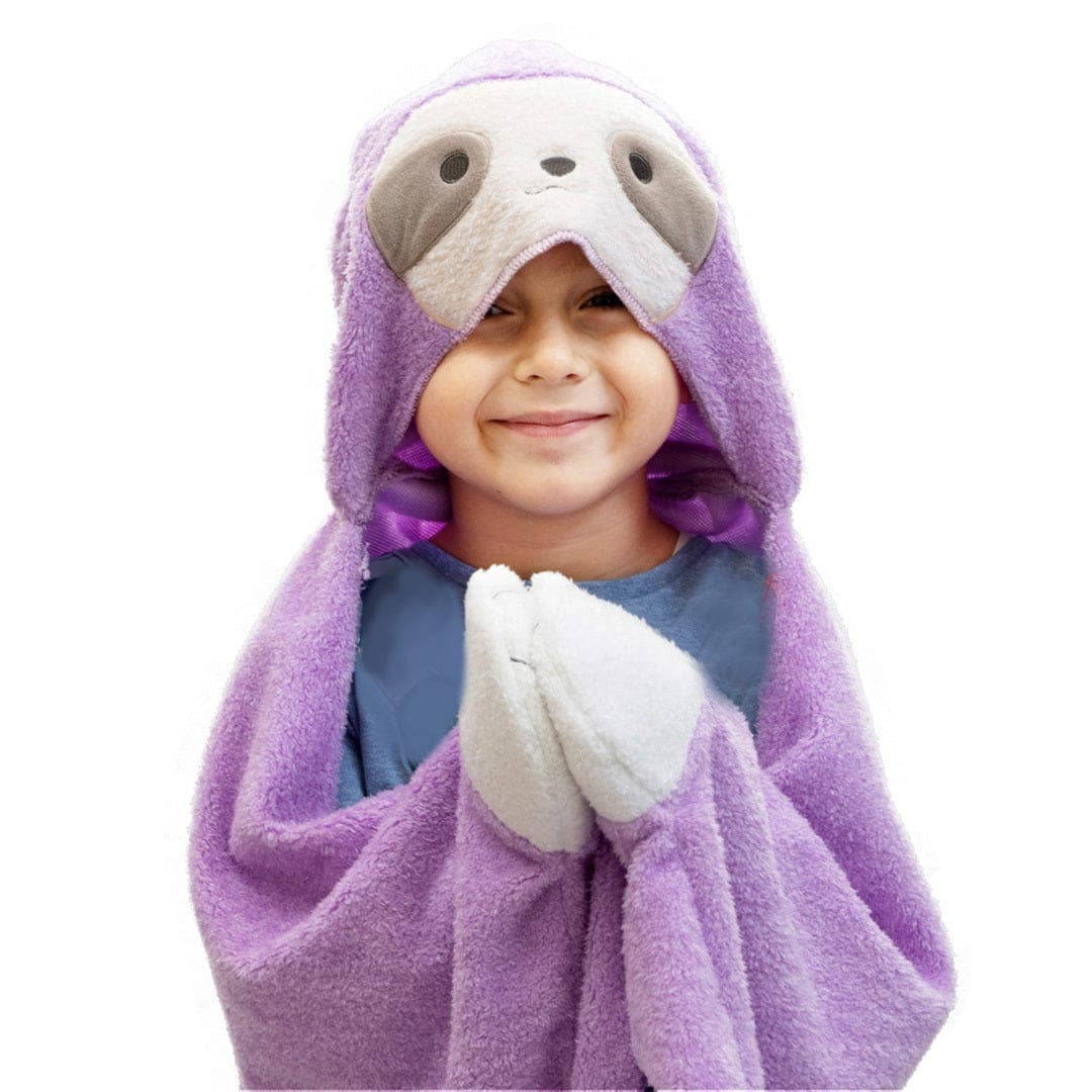 [🌙 GlowBuddies🌟]Adora Snuggle & Glow Sloth Plushie Hoodie, Glows in the Dark