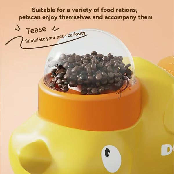 🏆50% off ⚡ Yellow Duck Pet Feeder - Bring interactive feeding fun to kids!