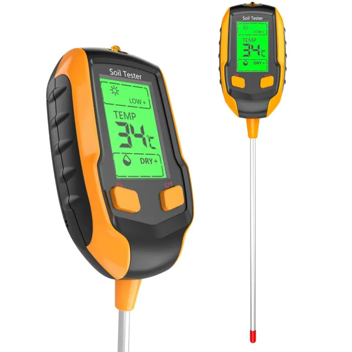 4-in-1 soil moisture meter digital pH meter/soil moisture/plant temperature/sunlight intensity