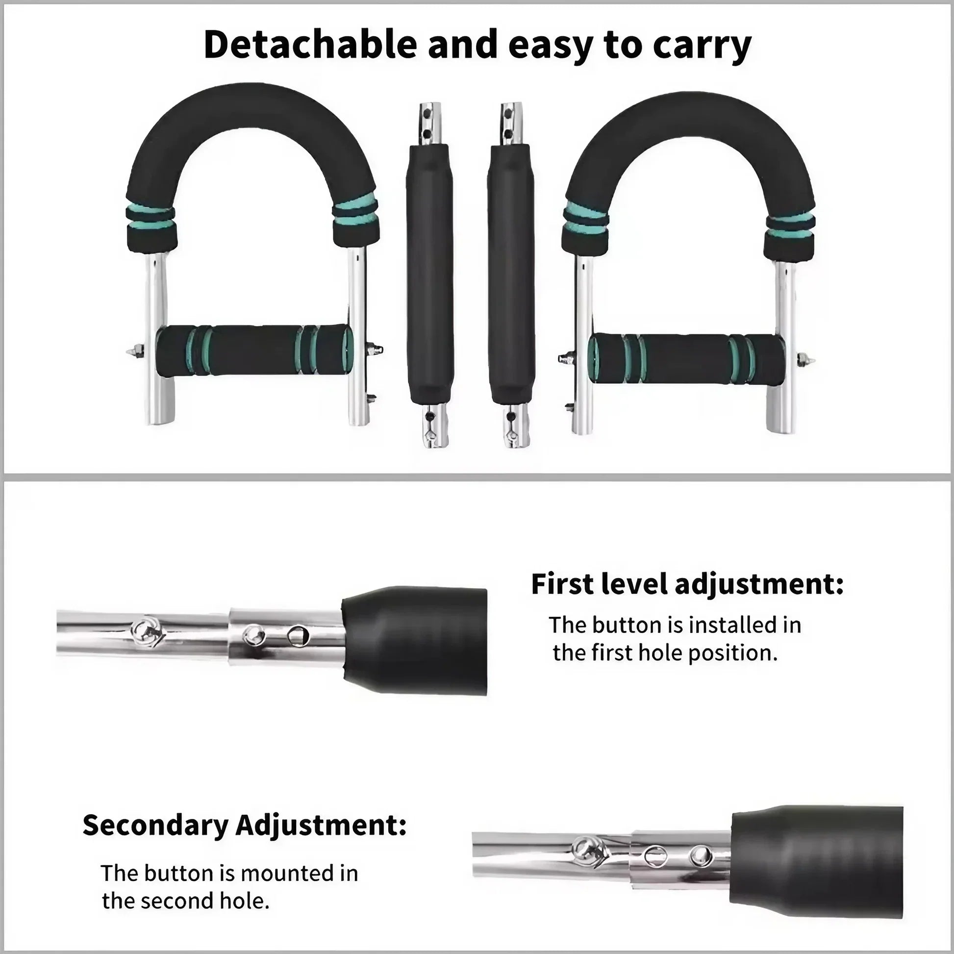 Multifunctional three-speed adjustable U-shaped arm strength trainer