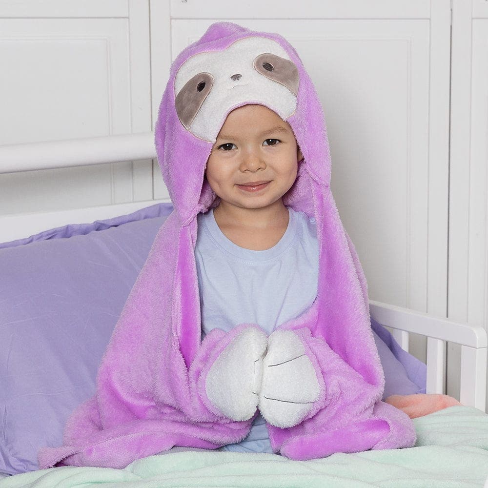 [🌙 GlowBuddies🌟]Adora Snuggle & Glow Sloth Plushie Hoodie, Glows in the Dark