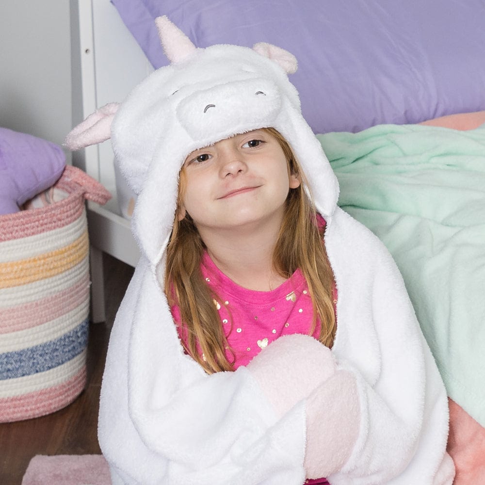 [🌙 GlowBuddies🌟]Adora Snuggle & Glow Unicorn Plushie Hoodie, Glows in the Dark